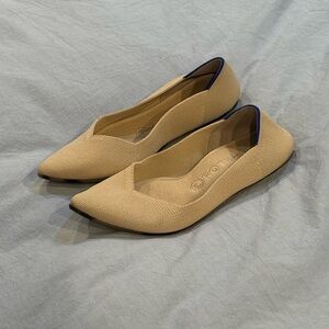 Rothy’s The Point Flats Ecru Size 9
